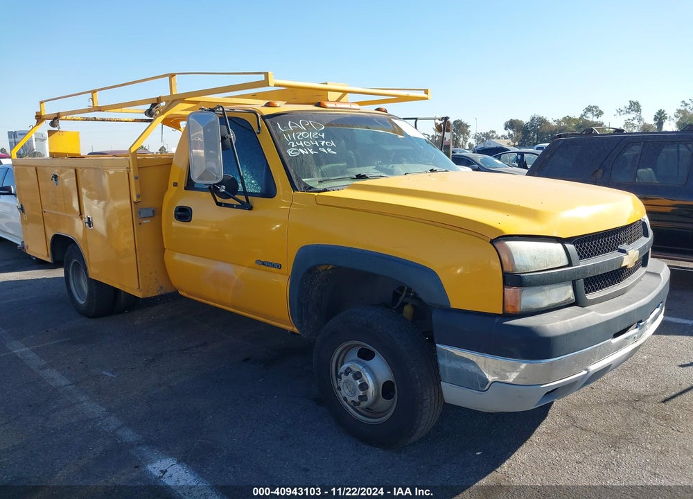 2005 CHEVROLET SILVERADO 3500 CHASSIS WORK TRUCK VIN: 1GBJC34U95E314092