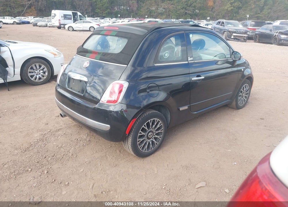 2012 FIAT 500C LOUNGE VIN: 3C3CFFER3CT265710