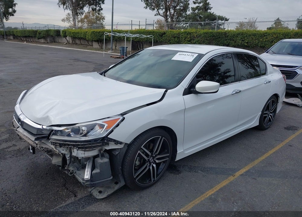 2016 HONDA ACCORD SPORT VIN: 1HGCR2F60GA109820