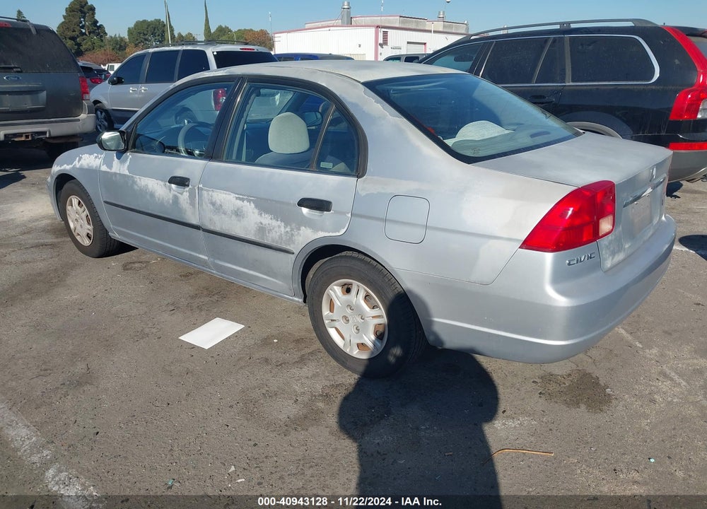 2002 HONDA CIVIC DX VIN: 2HGES16112H591378
