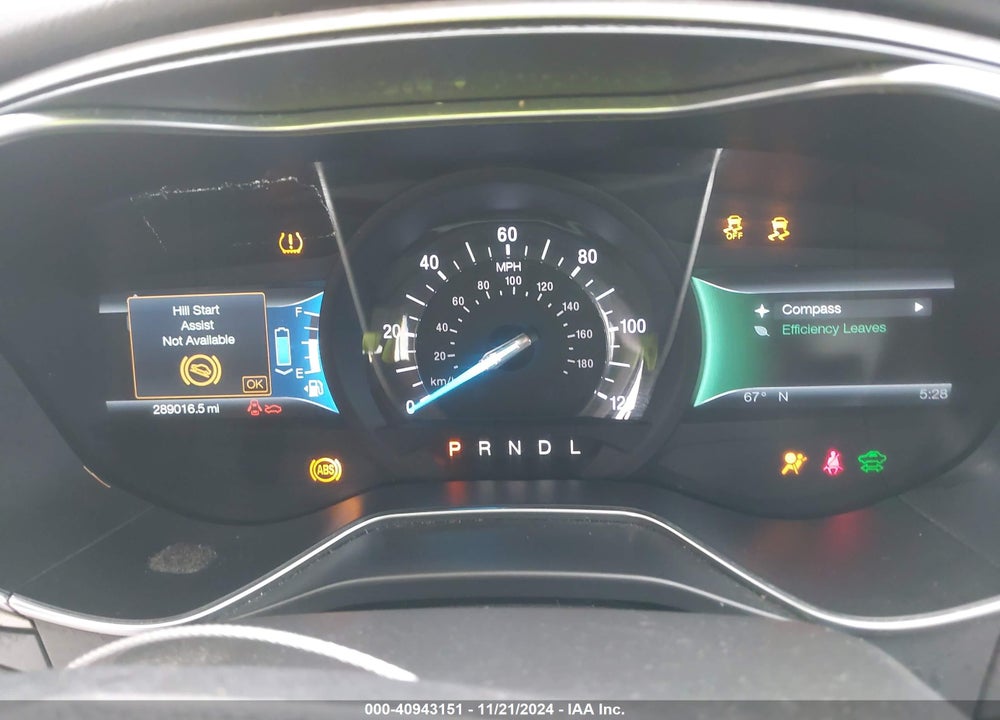 2014 FORD FUSION HYBRID S VIN: 3FA6P0UU5ER381103