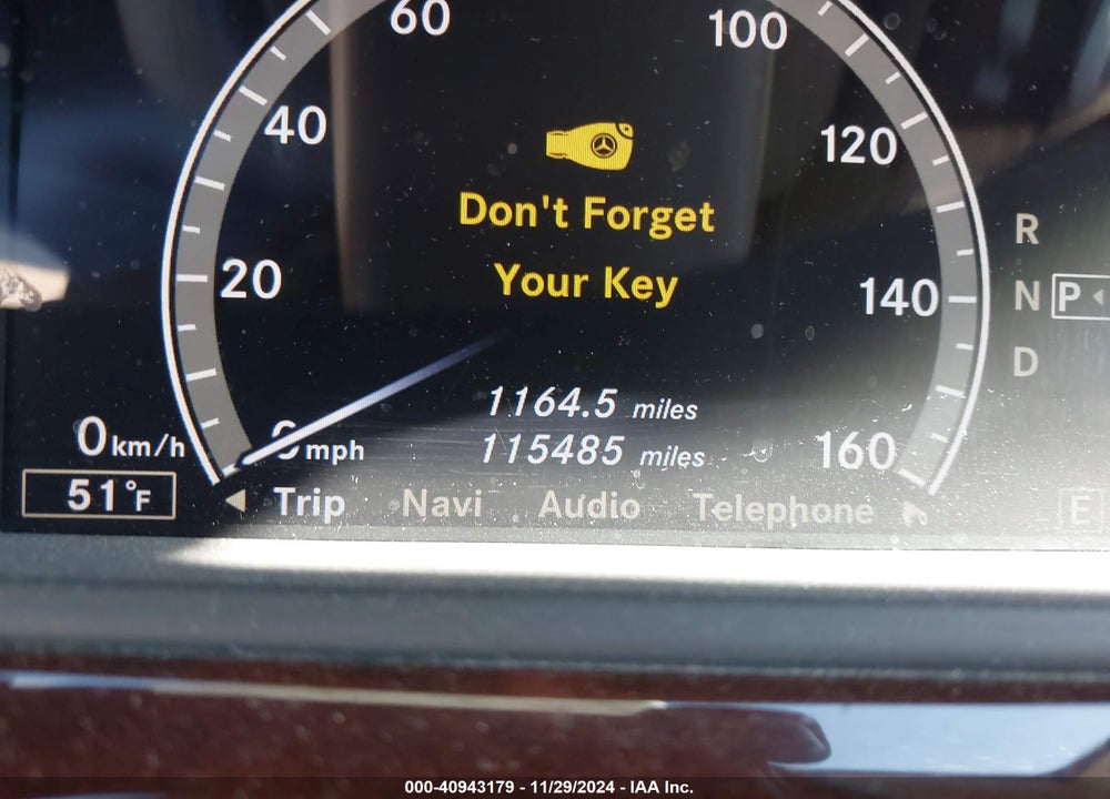 2012 MERCEDES-BENZ S 550 VIN: WDDNG7DB7CA432403