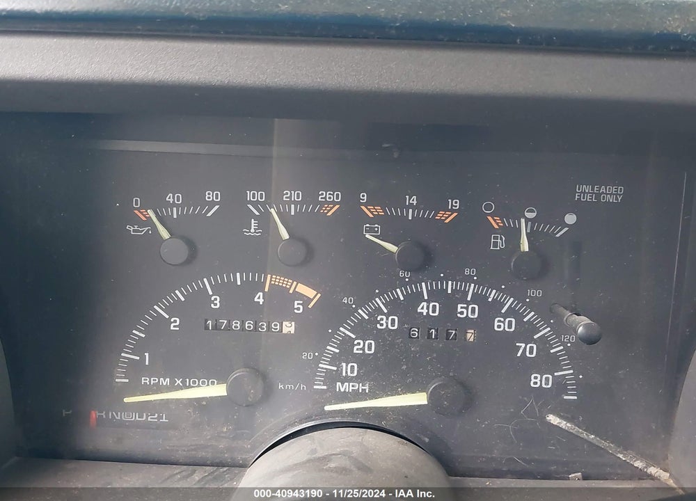 1994 GMC SIERRA C1500 VIN: 2GTEC19KXR1526435