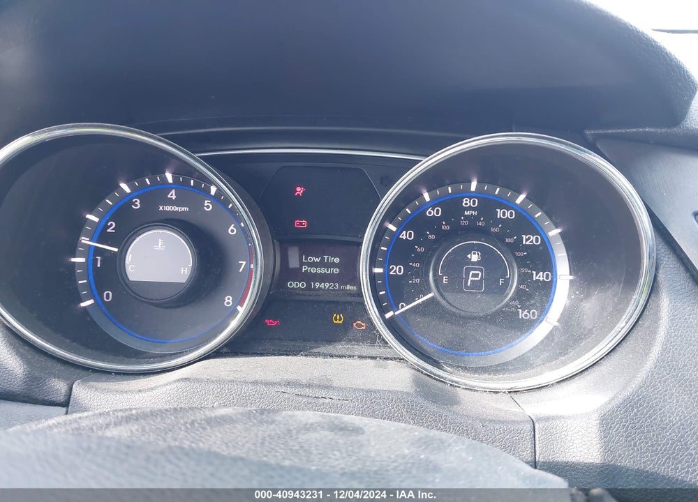 2013 HYUNDAI SONATA GLS VIN: 5NPEB4ACXDH734900