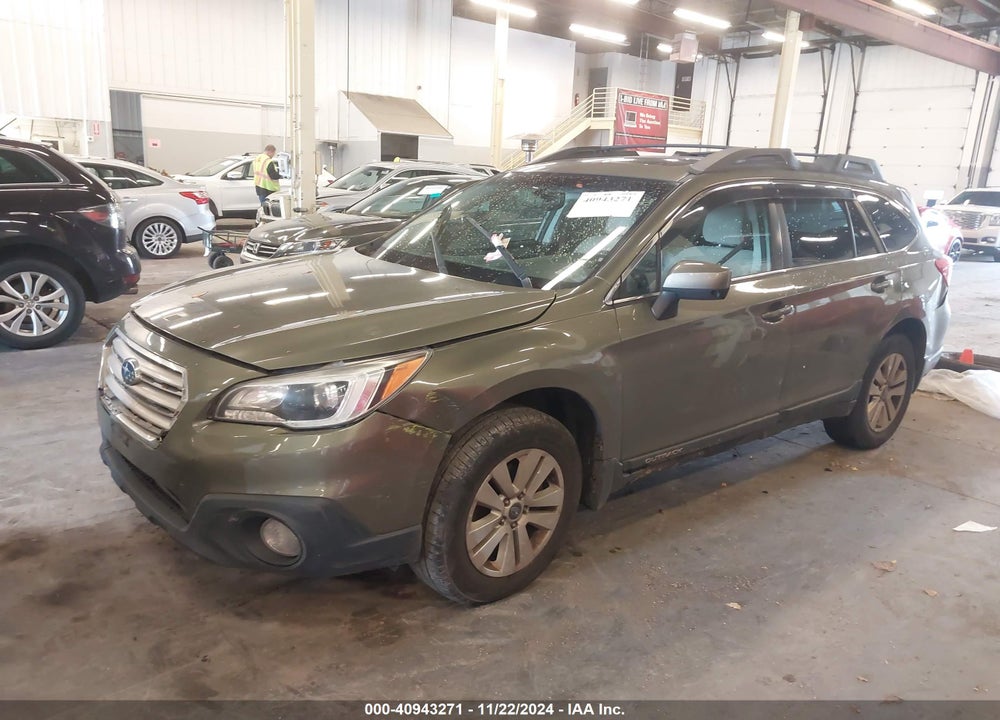 2016 SUBARU OUTBACK 2.5I PREMIUM VIN: 4S4BSADC4G3345016