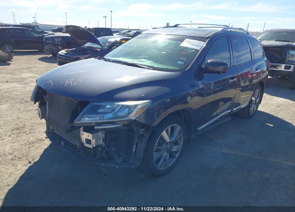 2014 NISSAN PATHFINDER PLATINUM VIN: 5N1AR2MN0EC648497