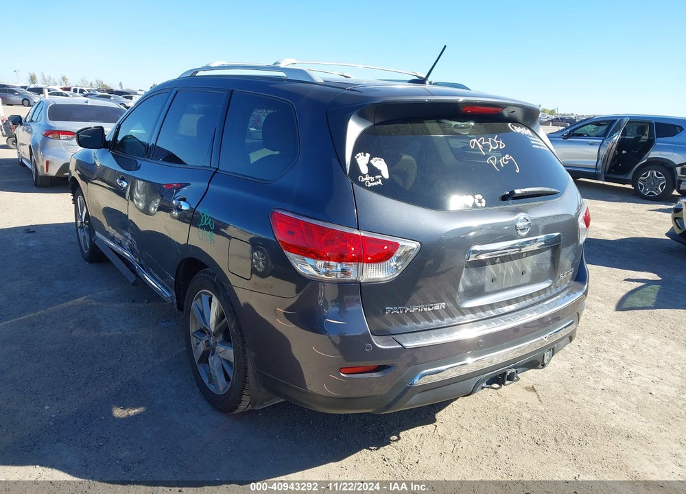 2014 NISSAN PATHFINDER PLATINUM VIN: 5N1AR2MN0EC648497
