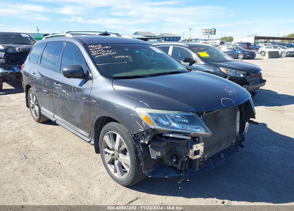 2014 NISSAN PATHFINDER PLATINUM VIN: 5N1AR2MN0EC648497