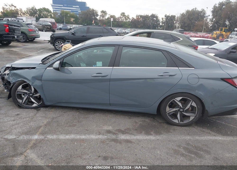 2022 HYUNDAI ELANTRA HYBRID LIMITED VIN: KMHLN4AJ4NU024990