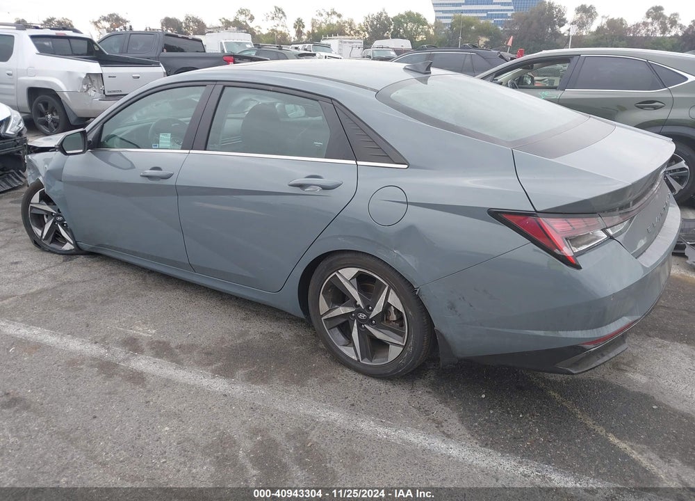 2022 HYUNDAI ELANTRA HYBRID LIMITED VIN: KMHLN4AJ4NU024990