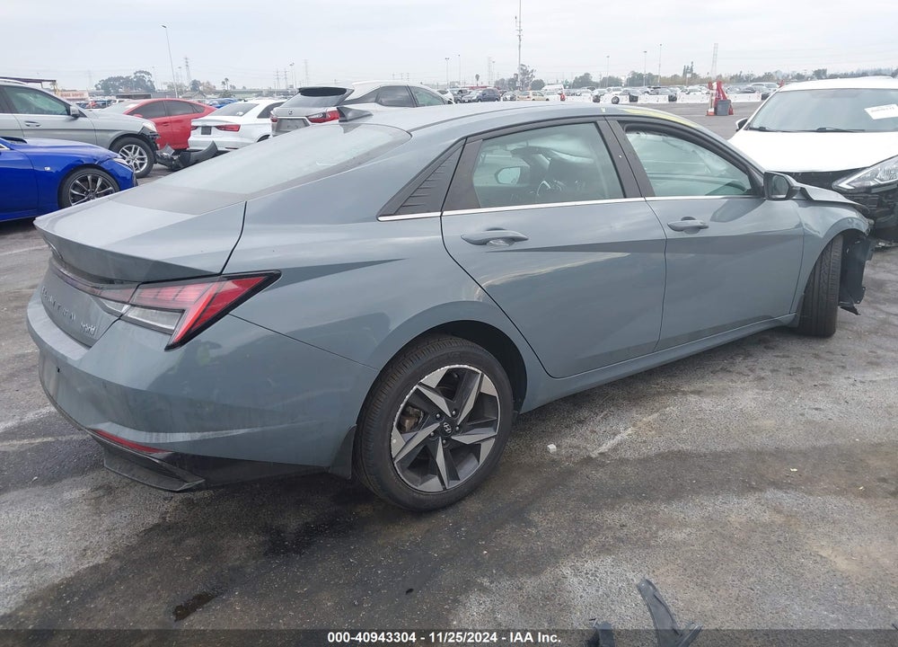 2022 HYUNDAI ELANTRA HYBRID LIMITED VIN: KMHLN4AJ4NU024990