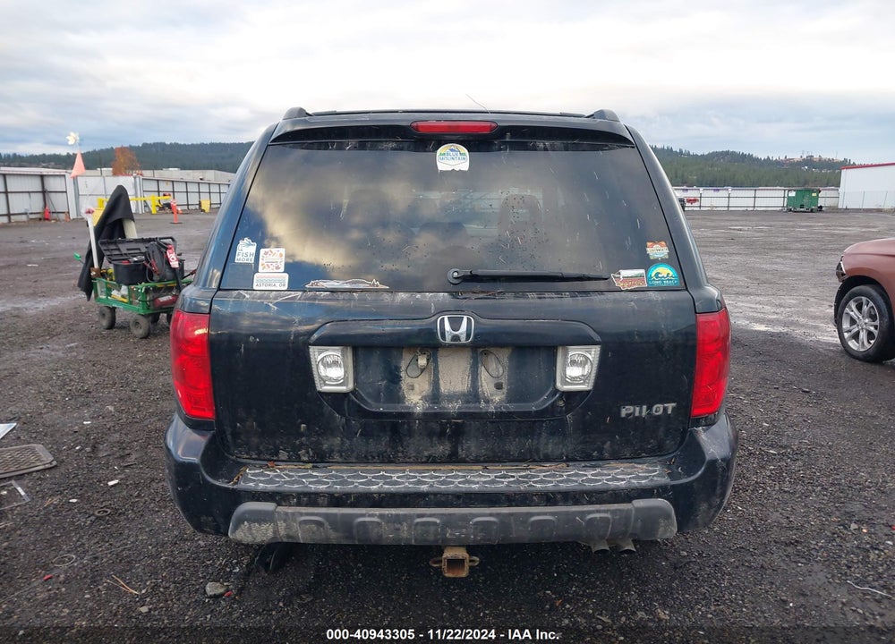 2004 HONDA PILOT EX-L VIN: 2HKYF18524H558478