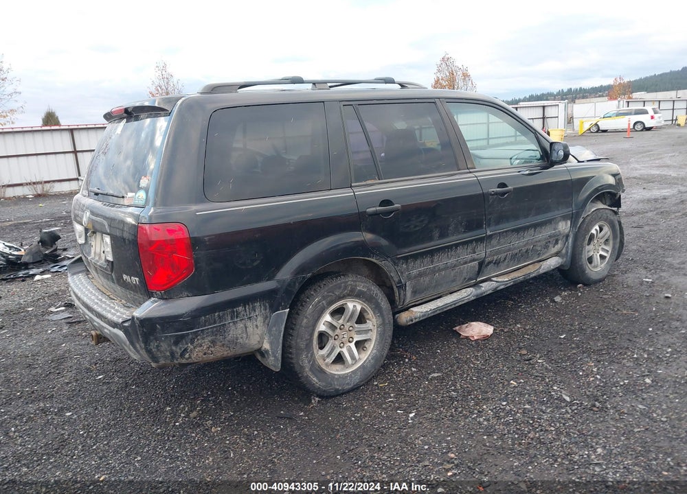 2004 HONDA PILOT EX-L VIN: 2HKYF18524H558478