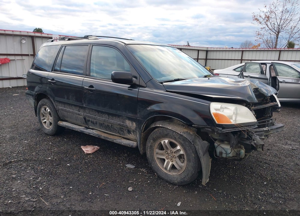 2004 HONDA PILOT EX-L VIN: 2HKYF18524H558478