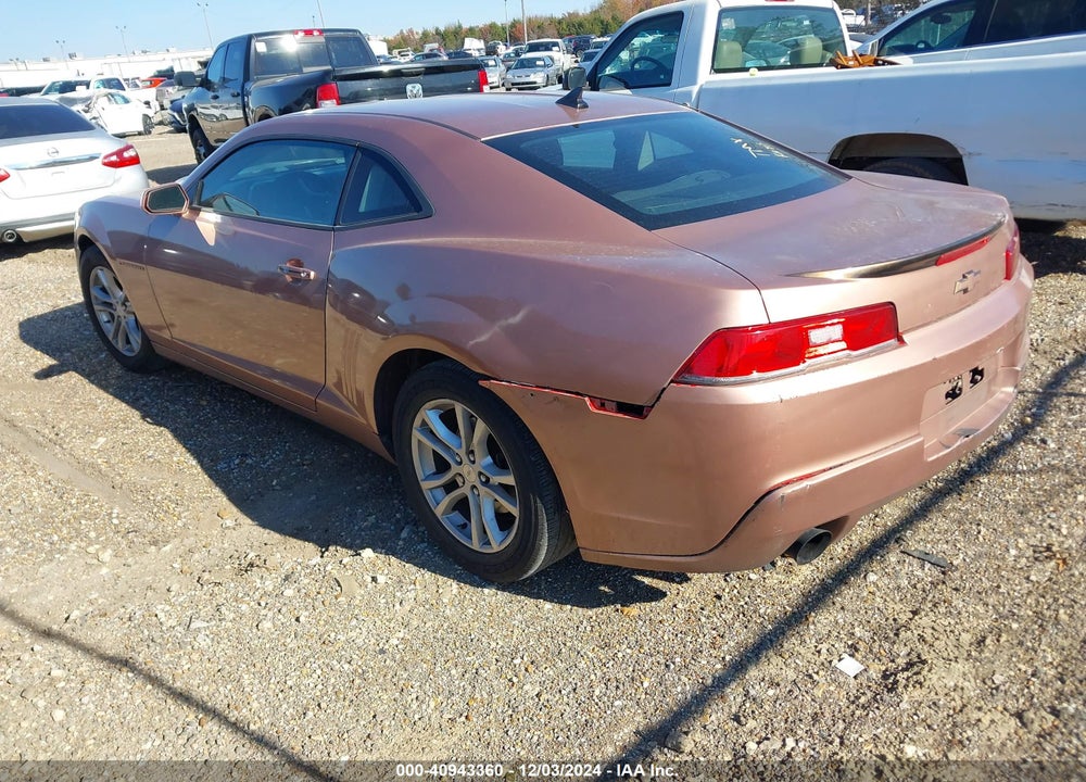 2014 CHEVROLET CAMARO 2LS VIN: 2G1FA1E35E9301532