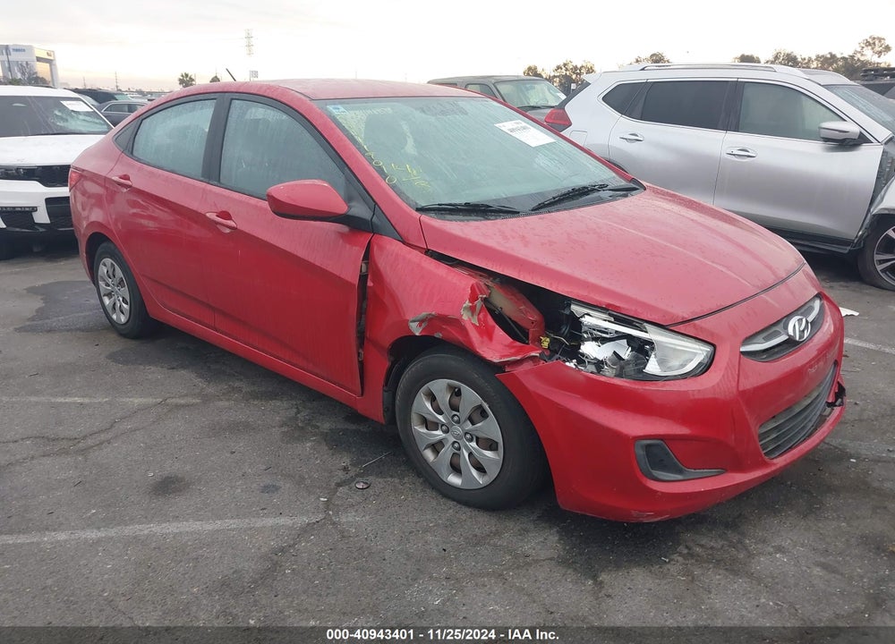 2016 HYUNDAI ACCENT SE VIN: KMHCT4AEXGU091654