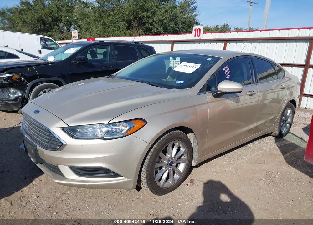 2017 FORD FUSION SE VIN: 3FA6P0HDXHR367230