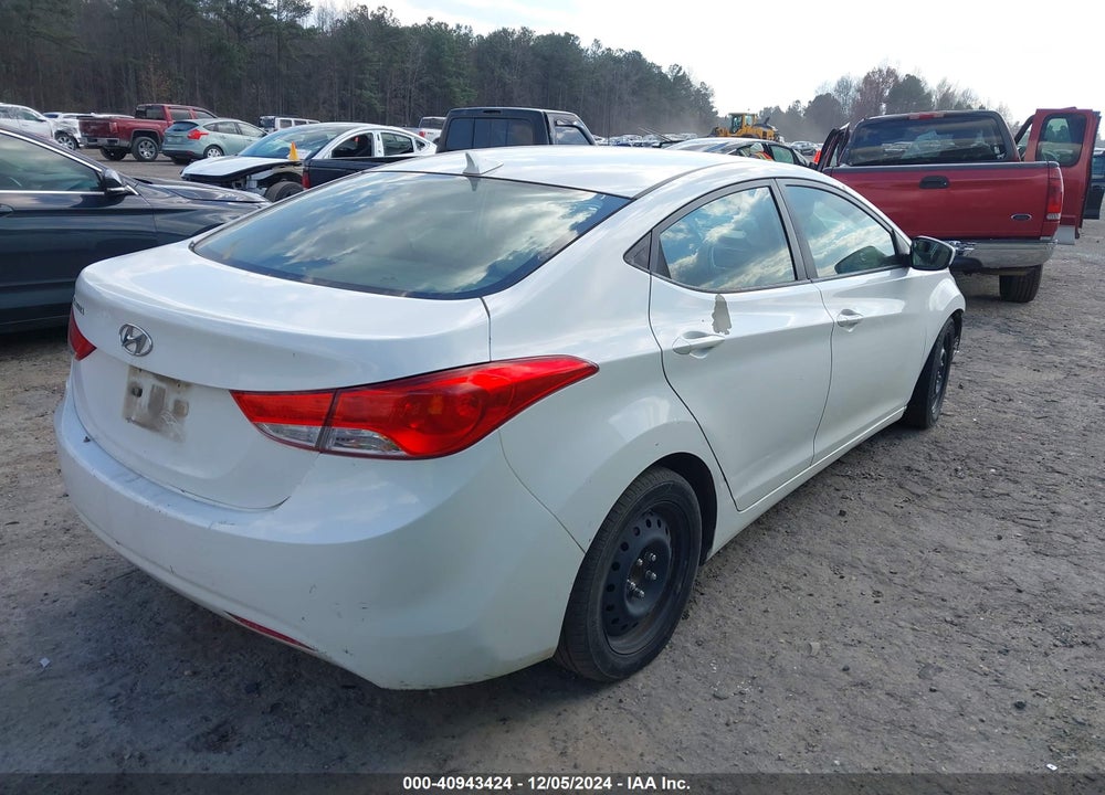 2011 HYUNDAI ELANTRA GLS VIN: 5NPDH4AE7BH009974
