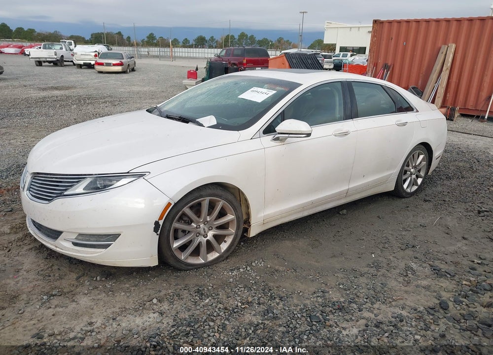 2015 LINCOLN MKZ VIN: 3LN6L2GK8FR620152