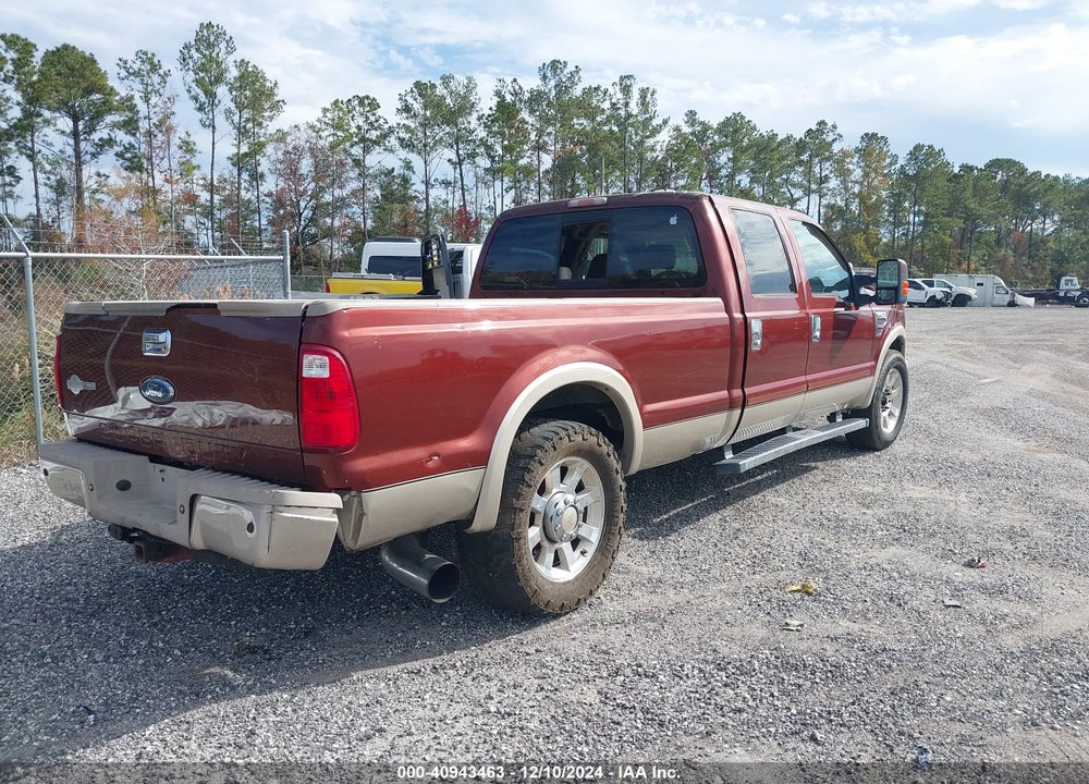 2008 FORD F-350 KING RANCH/LARIAT/XL/XLT VIN: 1FTWW30R78EA11066