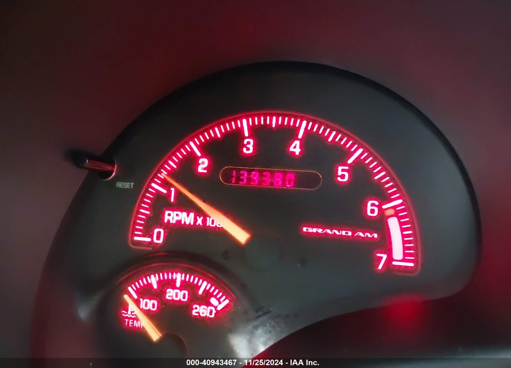 2001 PONTIAC GRAND AM GT VIN: 1G2NW12EX1M544538