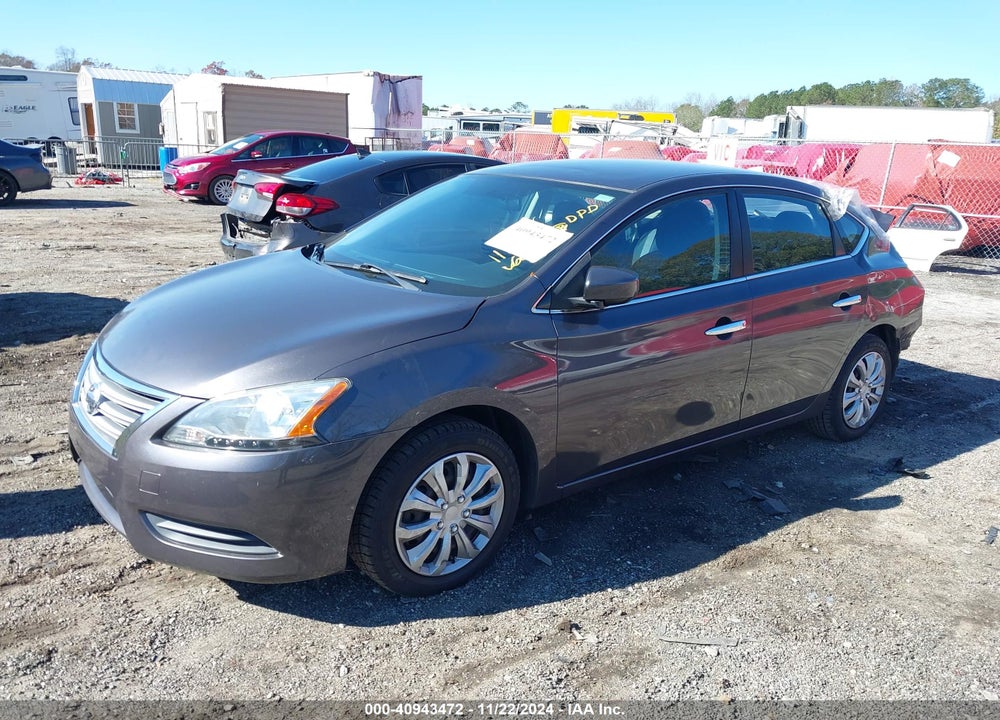 2014 NISSAN SENTRA SV VIN: 3N1AB7APXEL676004