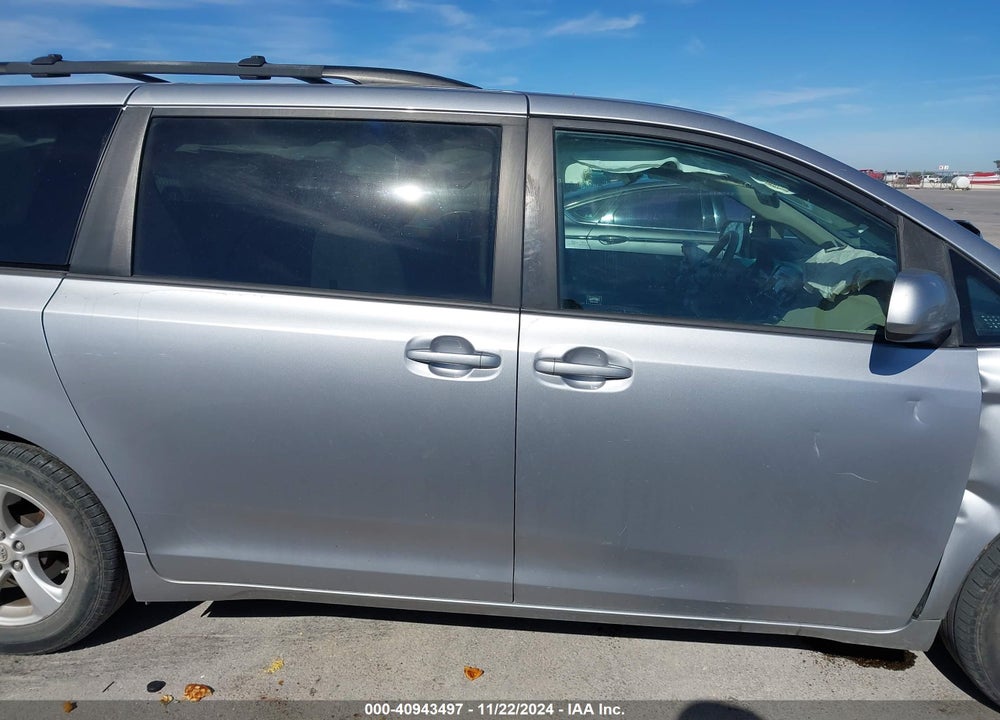 2012 TOYOTA SIENNA LE V6 8 PASSENGER VIN: 5TDKK3DC3CS269992