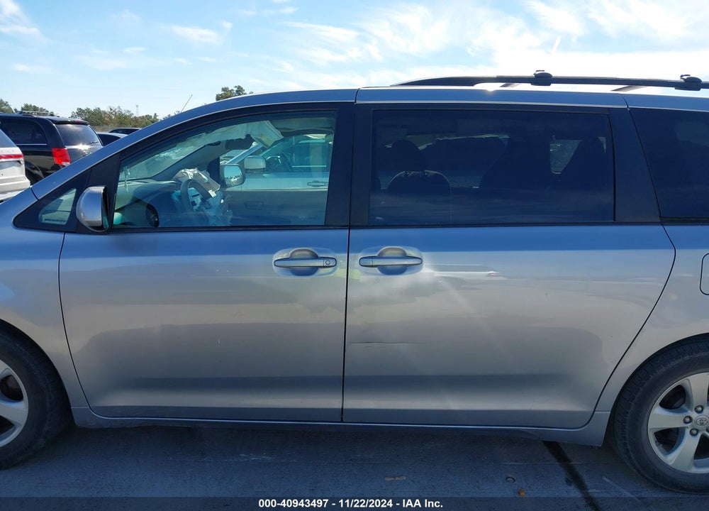 2012 TOYOTA SIENNA LE V6 8 PASSENGER VIN: 5TDKK3DC3CS269992