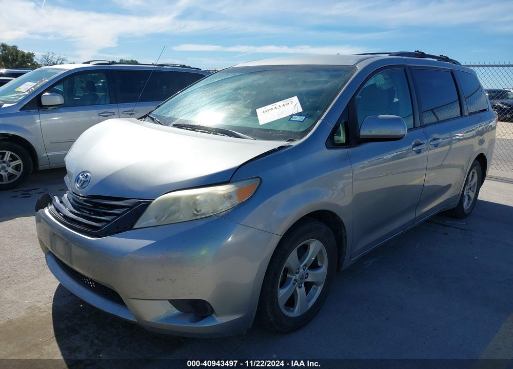 2012 TOYOTA SIENNA LE V6 8 PASSENGER VIN: 5TDKK3DC3CS269992