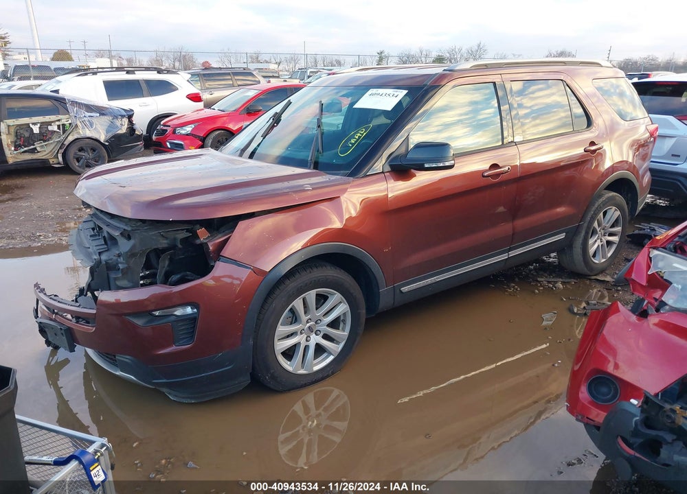 2018 FORD EXPLORER XLT VIN: 1FM5K8D8XJGA45580