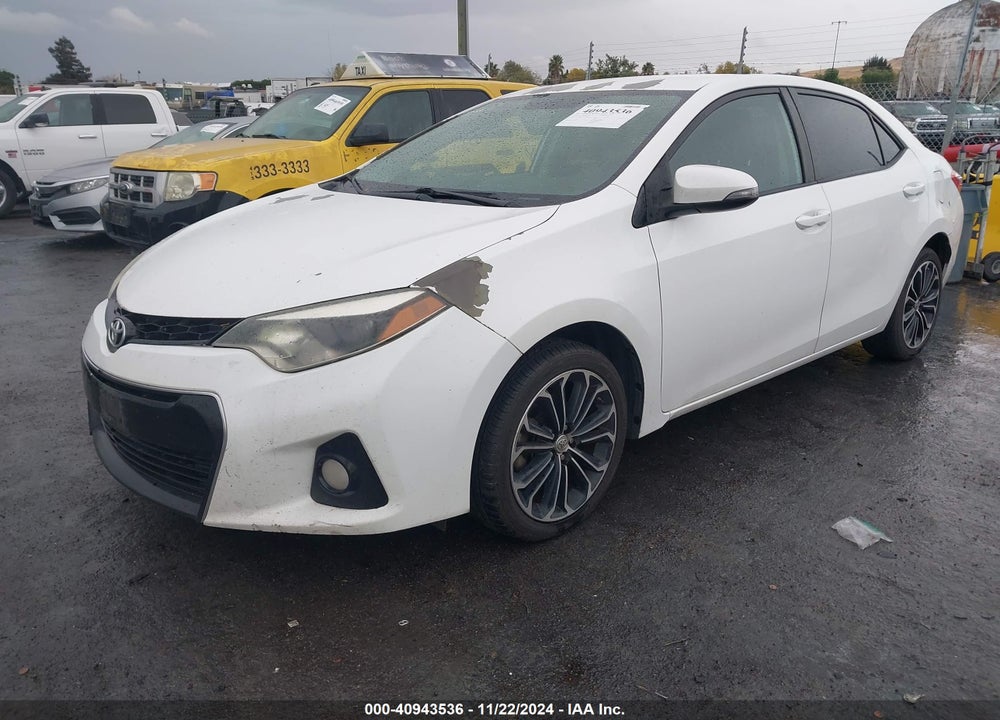 2015 TOYOTA COROLLA S PLUS VIN: 5YFBURHE8FP274983
