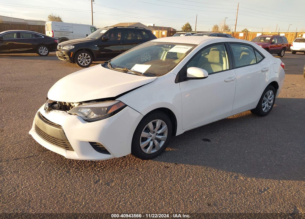 2014 TOYOTA COROLLA VIN: 5YFBURHEXEP134285