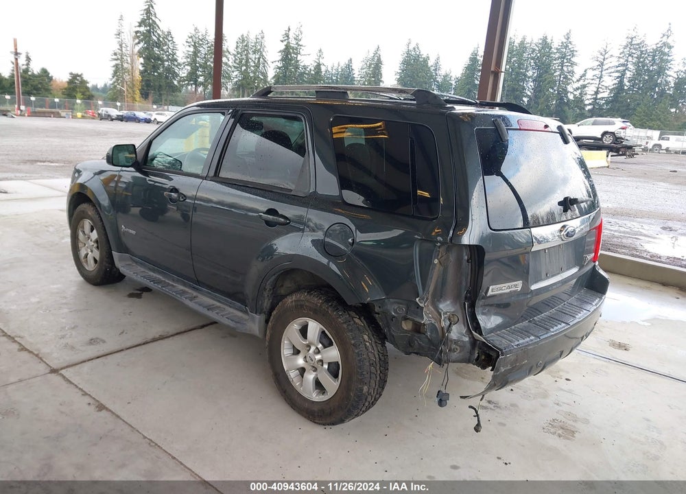 2009 FORD ESCAPE HYBRID LIMITED VIN: 1FMCU59399KA79211