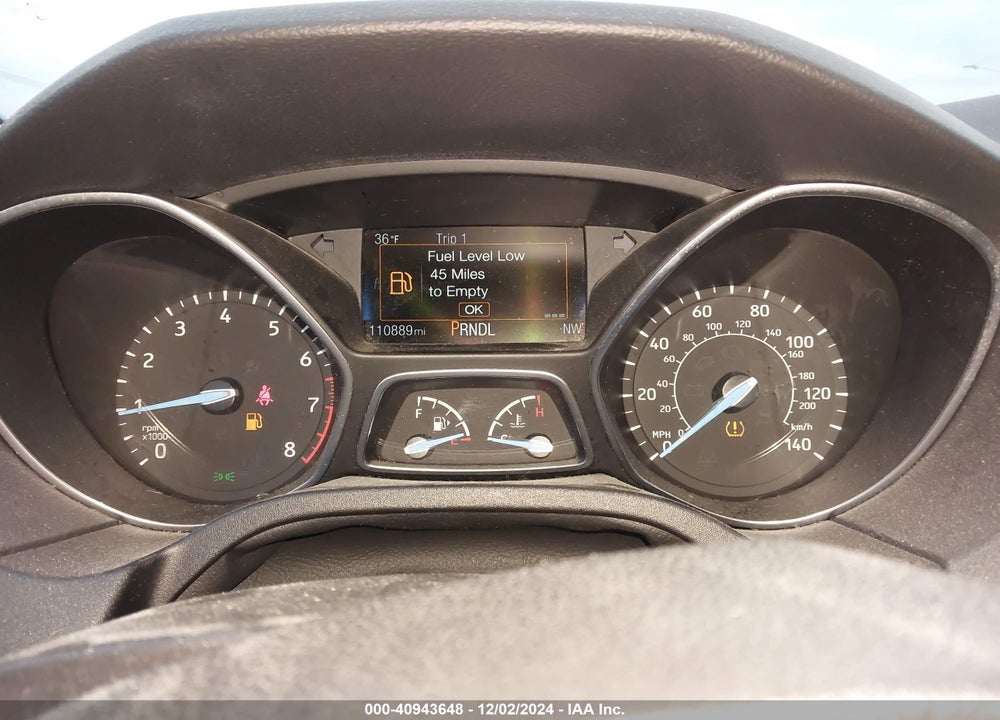 2016 FORD FOCUS SE VIN: 1FADP3K21GL364181
