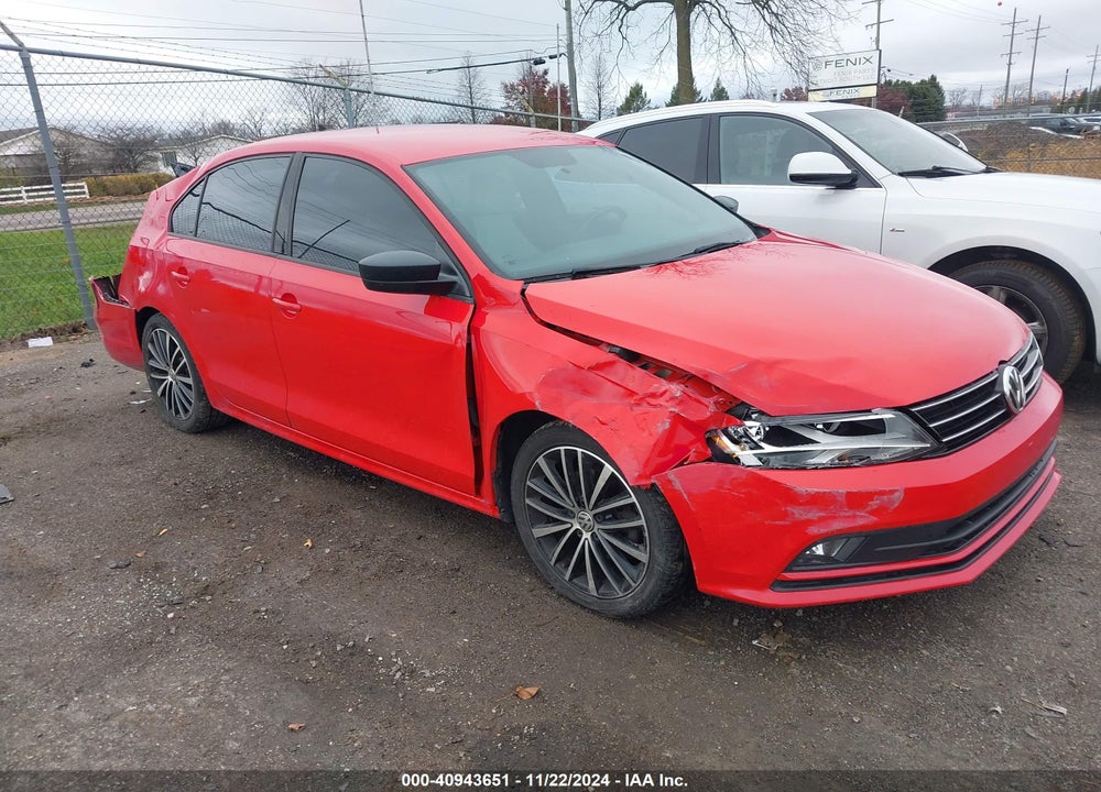 2016 VOLKSWAGEN JETTA 1.8T SPORT VIN: 3VWD17AJ3GM230876
