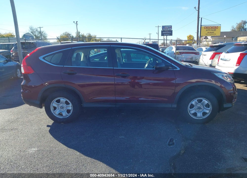 2015 HONDA CR-V LX VIN: 5J6RM4H30FL126829