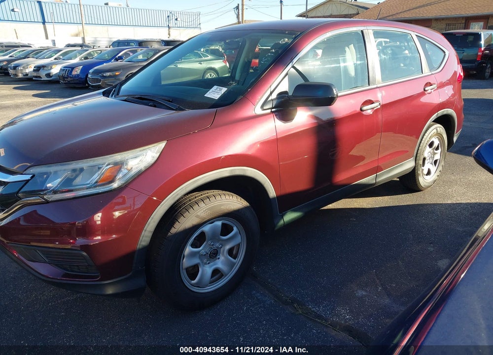 2015 HONDA CR-V LX VIN: 5J6RM4H30FL126829