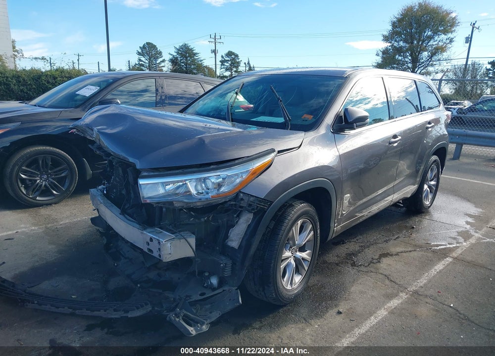 2016 TOYOTA HIGHLANDER LE PLUS V6 VIN: 5TDZKRFHXGS181070