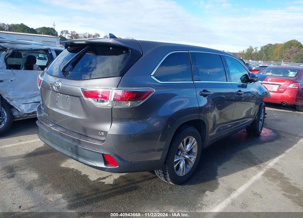 2016 TOYOTA HIGHLANDER LE PLUS V6 VIN: 5TDZKRFHXGS181070