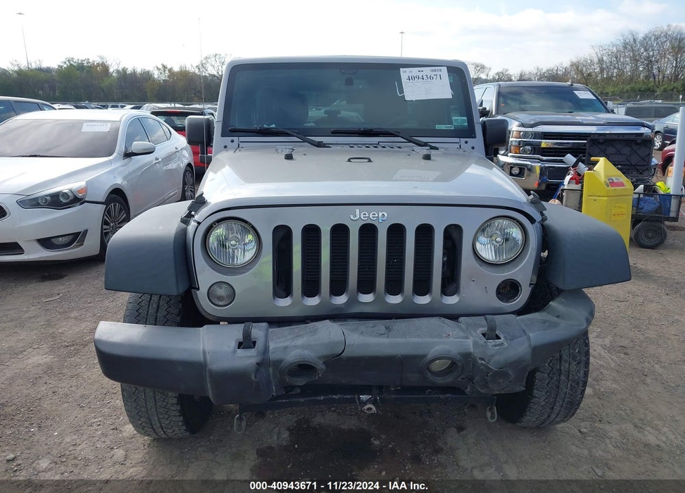2016 JEEP WRANGLER UNLIMITED SPORT VIN: 1C4BJWDG0GL214379