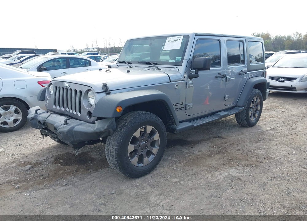 2016 JEEP WRANGLER UNLIMITED SPORT VIN: 1C4BJWDG0GL214379