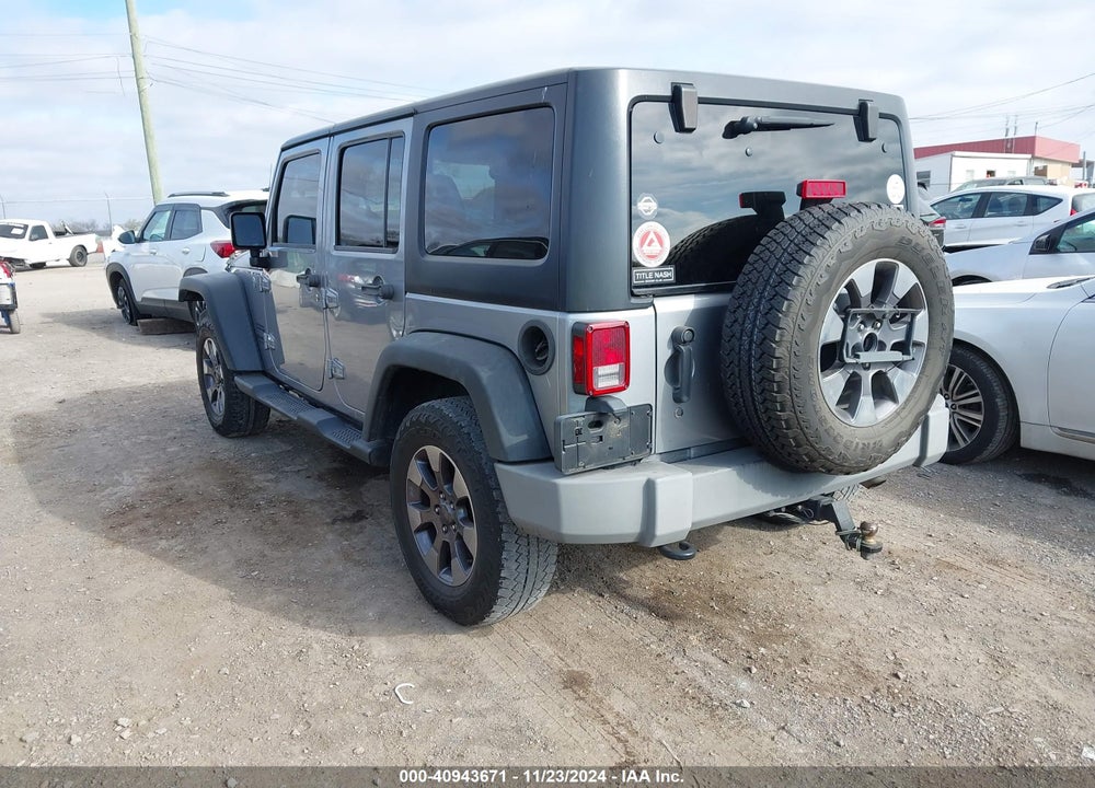 2016 JEEP WRANGLER UNLIMITED SPORT VIN: 1C4BJWDG0GL214379