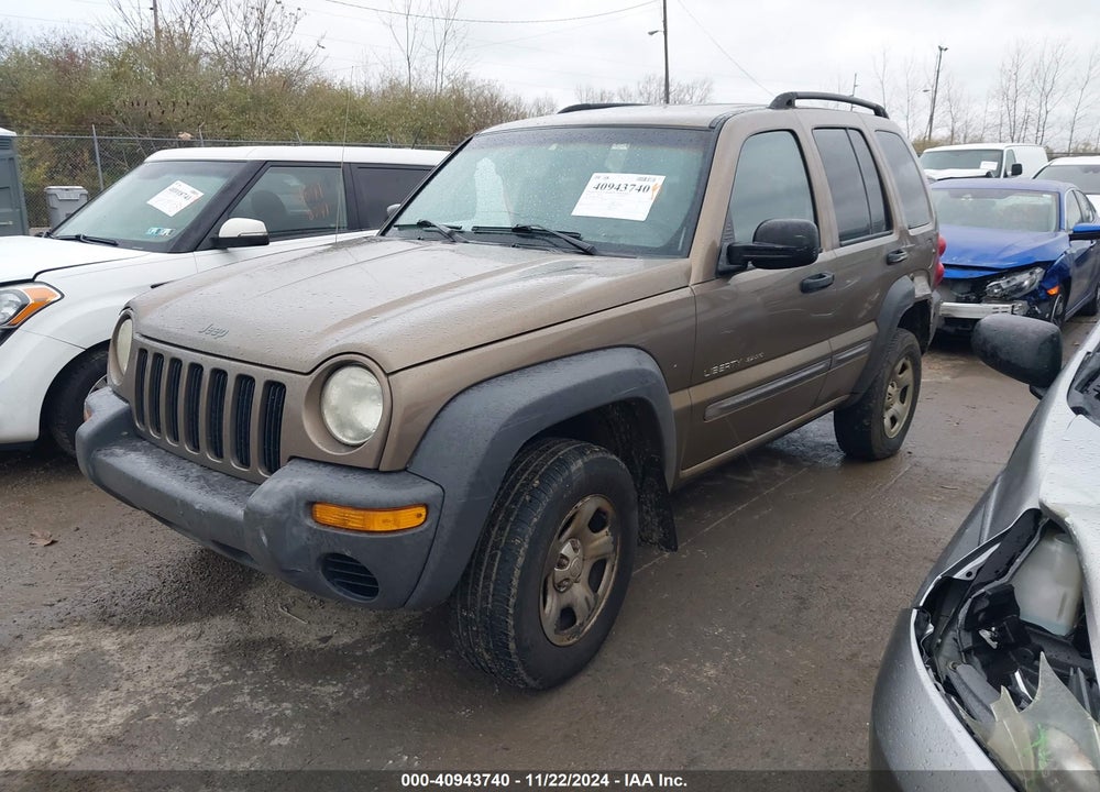 2002 JEEP LIBERTY SPORT VIN: 1J4GL48K52W151722