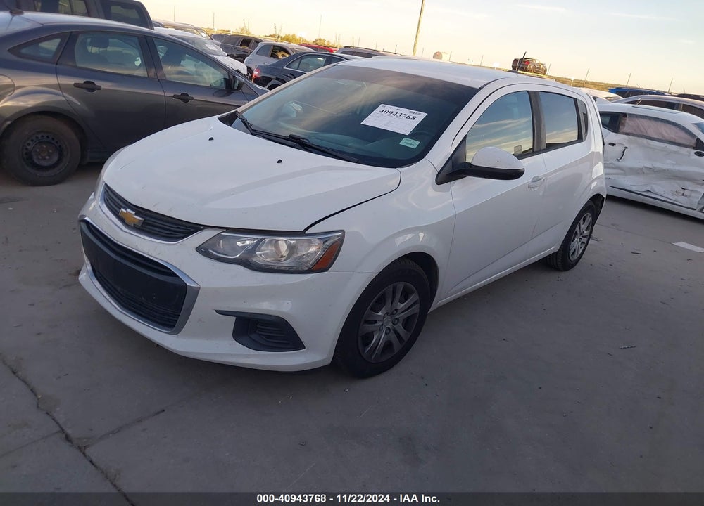 2017 CHEVROLET SONIC VIN: 1G1JG6SH8H4149422