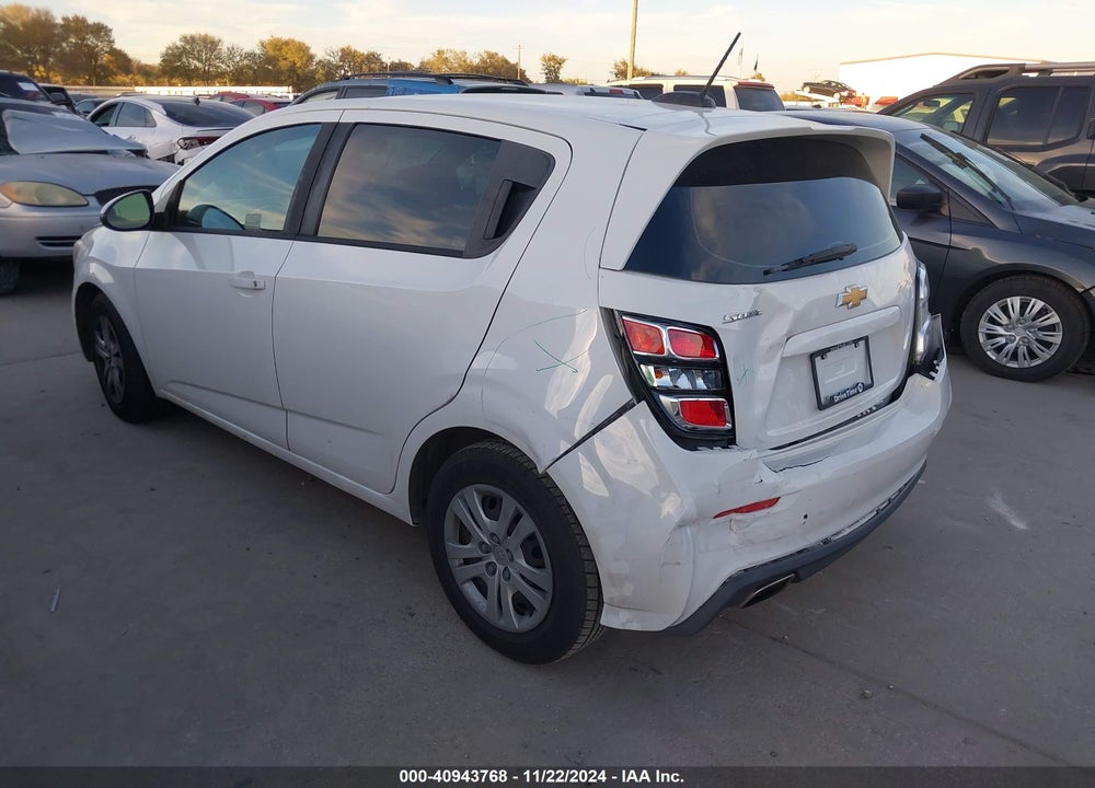 2017 CHEVROLET SONIC VIN: 1G1JG6SH8H4149422