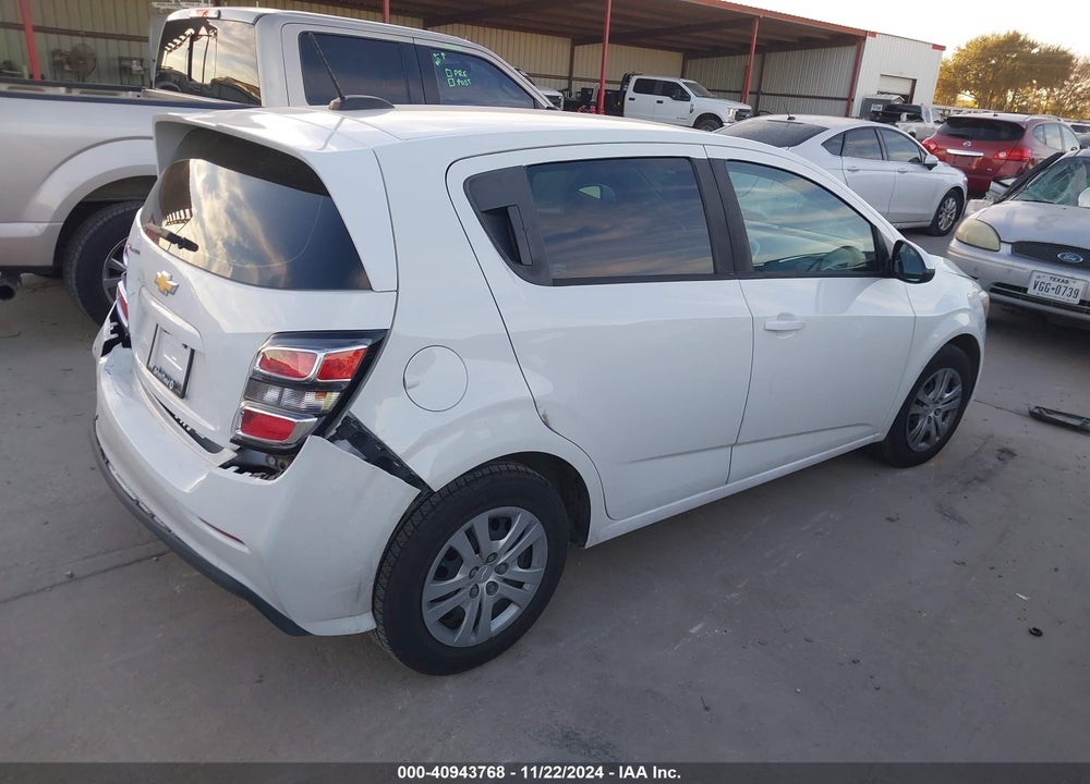 2017 CHEVROLET SONIC VIN: 1G1JG6SH8H4149422