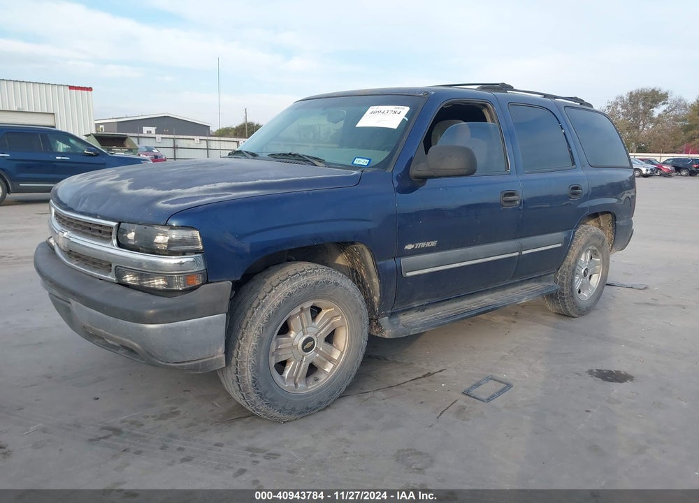 2002 CHEVROLET TAHOE LS VIN: 1GNEC13Z32R124380