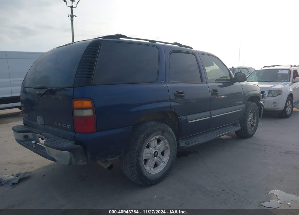 2002 CHEVROLET TAHOE LS VIN: 1GNEC13Z32R124380