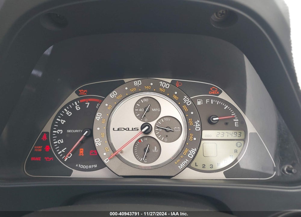 2004 LEXUS IS 300 VIN: JTHBD192940092978