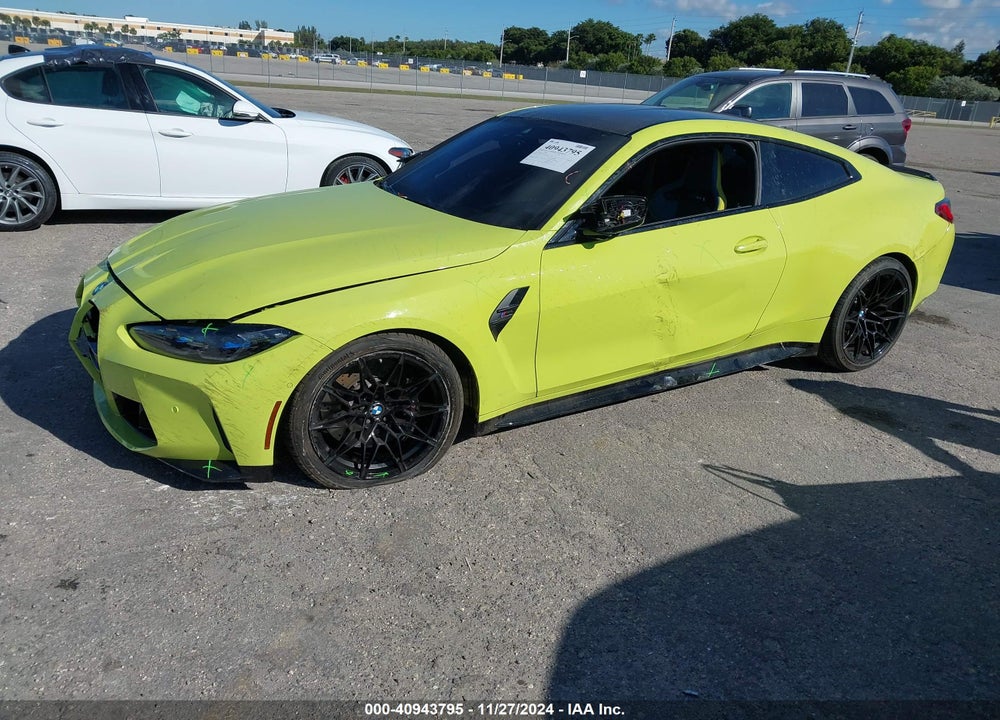 2022 BMW M4 COMPETITION XDRIVE VIN: WBS43AZ03NCK19387